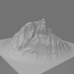 untitled.261.jpg STL file Volcano Landscape・Design to download and 3D print