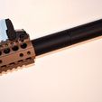 Sup1.jpg 14mm CCW Airsoft Flash Hider - QD Mock Suppressor Mount