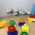 IMG_2336.jpg MONTESSORI 3D PRINTED BLOCK FOR LEGO DUPLO, BABY FOOD POUCH CAPS TOY