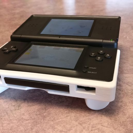 Stl File Nintendo Ds Lite Lithium Battery Case Model To Download And 3d Print Cults