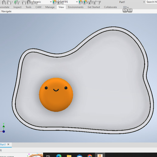 egg accessory jewelry plate 3D model