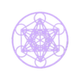 MetatronsCube.stl Metatron's Cube, Sacred Geometry Stencil, Wall Art