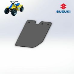 3.jpg suzuki lt50 carburator cover flap cobertor guardapolvos carburador cautriciclo .stl 3d