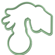 Contorno.png Grinch hand cookie cutter