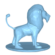 model-4.png Lion Low Poly NO.1