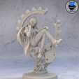 M_Grey_Logo_1.png Makise Kurisu- Steins-Gate Anime Figurine for 3D Printing