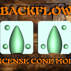Backflow-Incense-Cone-Mold-3D-DIY.png Backflow Incense Cone Mold // Moule Cone Encens