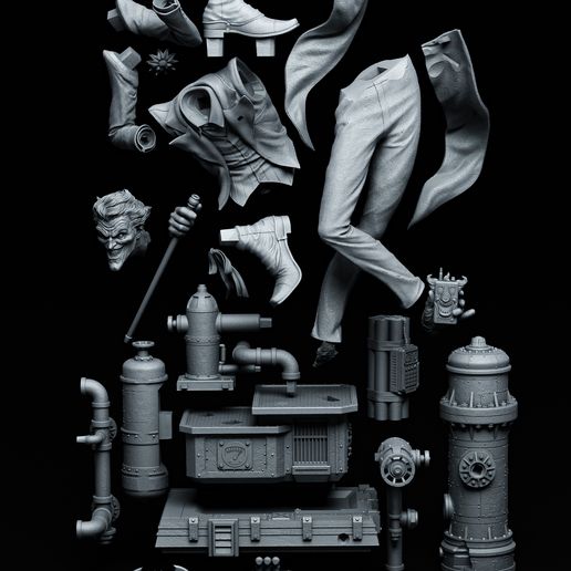 🃏 Joker - Fullsize・ 3D File for 3D printing・Cults