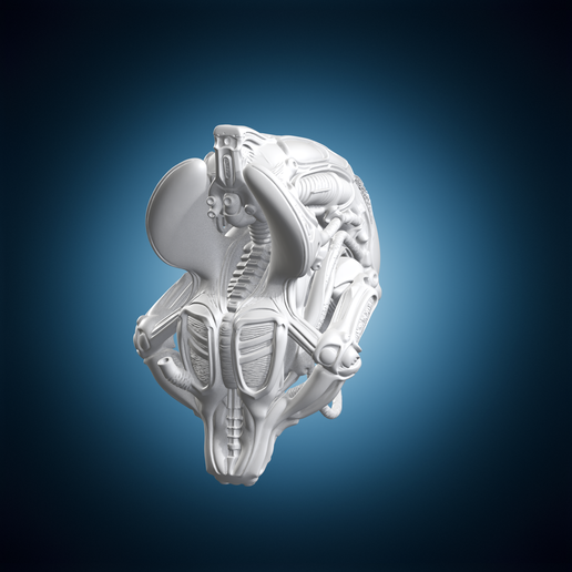 👽 Xenomorph Alien Sculpture・ 3D File for 3D printing・Cults