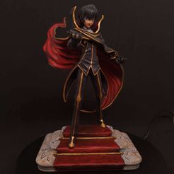3D file Lelouch and C.C - Code Geass Anime Figurine STL for 3D