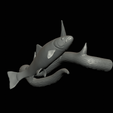 pstruh-20.png rainbow trout underwater statue on the wall detailed texture for 3d printing