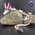 Furry-Dragon-5.png Articulated Dragon - Furry Dragon - Print in place/No Supports