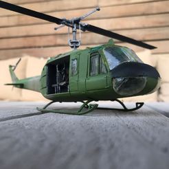 WhatsApp Image 2022-10-27 at 7.27.16 PM (3).jpeg STL file HUEY UH1H HELICOPTER - Scale 1/48 Assembly Kit・3D printing model to download