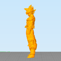 Goku Ultra.png OBJ file Goku Ultra・3D printing design to download