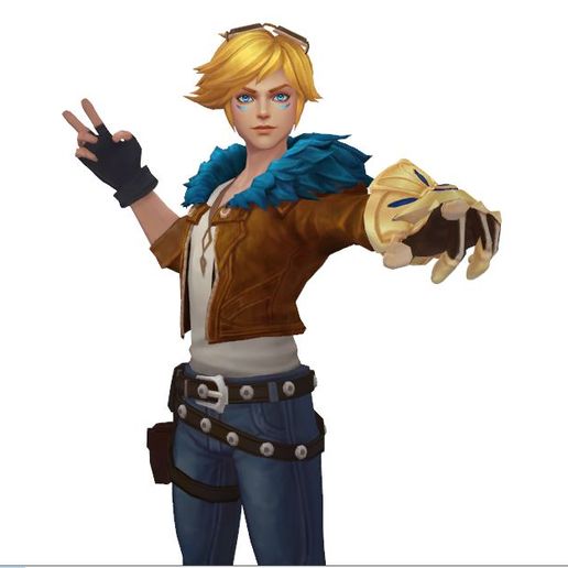 👦 Ezreal League of legends Wild Rift・ STL File for ・Cults