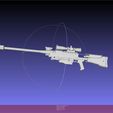 meshlab-2021-12-01-16-09-32-06.jpg Sword Art Online Sinon Hecate II Rifle Basic Model