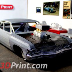 IMG_3201.jpg Archivo STL Chevrolet Impala Super Stock a escala 1:12・Modelo de impresora 3D para descargar, Racing3DPrint