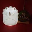 IMG_20240101_192353450.jpg Tristan The Triceratops SQUISHMALLOW ORNAMENT AND ONE TABLETOP TEALIGHT