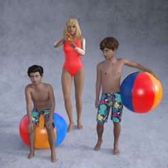 beach4.jpg Fichier 3MF gratuit Sur la plage・Objet pour impression 3D à télécharger