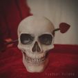 AirBrush_20230125173612.jpg STL file Killed By Cupid, Valentine's Day, Skull bowl by Pretzel Prints・Model to download and 3D print