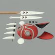 03.jpg Princess Mononoke San weapon, jewelry and accessories set, Phase One, Wave version. Anime, props, cosplay