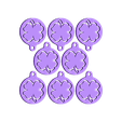 Shamrock.stl Free STL file Shamrock Key Tags / Pendants・3D printing template to download