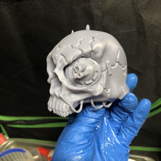 Servo Inquisitor Skull Display Figure