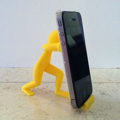 2_display_large.jpg Free STL file Stand for cellphone・3D printer model to download