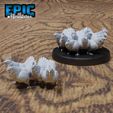 5404-5405.jpg Chicken Swarm Set ‧ DnD Miniature ‧ Tabletop Miniatures ‧ Gaming Monster ‧ 3D Model ‧ RPG ‧ DnDminis ‧ STL FILE