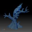 3DPrint3.jpg Three-horned chameleon- Trioceros jacksonii-STL 3D print file-with full-size texture-high polygon