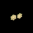 Earring68-2.png Fichier 3D Boucles d'oreilles femmes diamantées 3dm STL Model・Plan imprimable en 3D à télécharger
