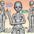image.jpeg Liam - STL 3D Kit Printed Ball Jointed Doll Base - PLA filament /SLA Resin Compatible files
