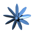 helice-9-pales-0.PNG helice 9 pales - propeller 9 blades