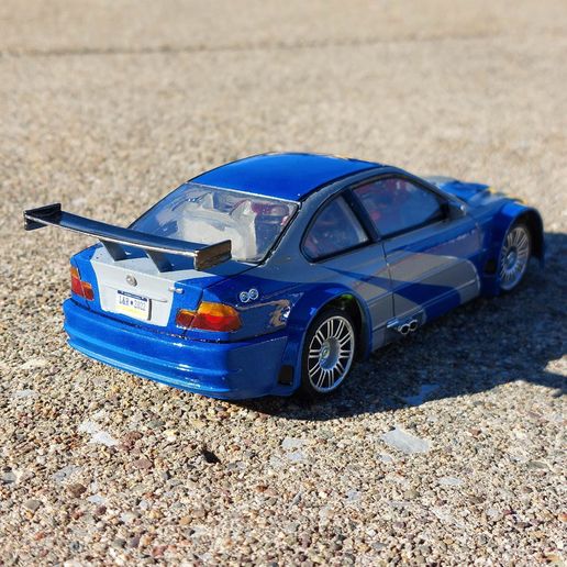 NFSMW-Rear.jpg 03 M3 GTR Race Car Body Shell (Xmod & MiniZ)