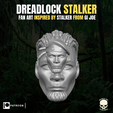 DREADLOCK STALKER FAN ART INSPIRED BY STALKER FROM Gi JOE |e str | Testa di Dreadlock Stalker per figure d'azione