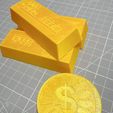ce709ee78f66c678c4b119aa3efea9d0.jpg Ultimate Wealth Set: Gold Bar (999.9) + Decision Coin (2-in-1 Bundle)