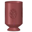 vase52-11.jpg nature style vase cup vessel v52 for 3d-print or cnc