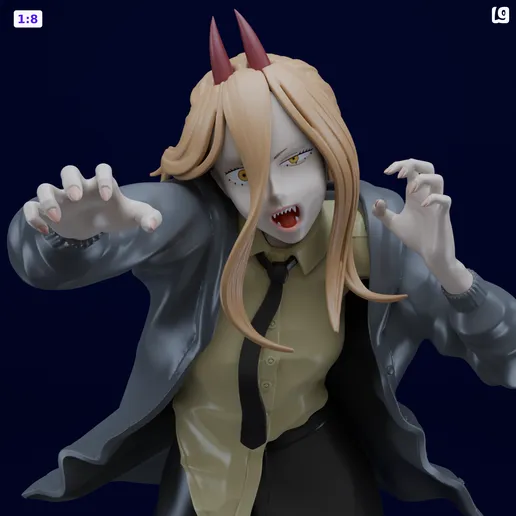 Power from Chainsaw Man - an Anime Fan Art