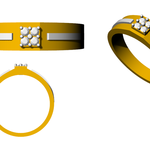 Diamond Ring 3D model