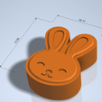Bunny-Bath-bomb-mold-20-gr-4-in-1-stl-file.png 4 in 1 bunny bath bomb mold - bath bomb mold stl file 3d print