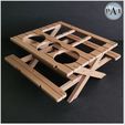 004B.jpg 3D file PICNIC TABLE CONDIMENT HOLDER・3D printing model to download