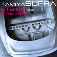 a1.jpg SUPRA MK4 Stereo and Strutbar For TAMIYA 1/24 MODELKIT