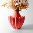 DSC03979.jpg The Makio Vase, Modern and Unique Home Decor for Dried and Preserved Flower Arrangement  | STL File