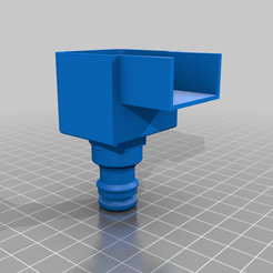 Gardena_an_Gewachshaus.png Fichier 3D gratuit Embout de gouttière pour serre Gardena・Design pour imprimante 3D à télécharger