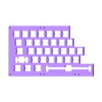 ANSIPlateLeft.stl Mechanical Keyboard - 68 Key - 65%