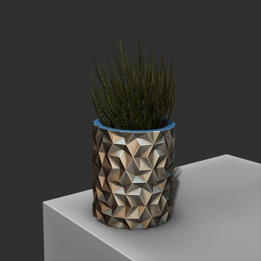 Plant Pot Geometry Design 3D model