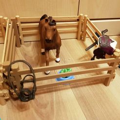 20201225_204809.jpg Pferde Gatter, Zaun, Hindernis - gate, fence, obstacle suitable for Schleich horses