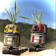 21AA223F-D102-429D-86D7-B4A3B4D7D863.jpeg STAR WARS DROID GARDENER R4-PL AND R3-PL #PLANTERSXCULTS