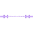 crocodile 62 mm long 3mm large 1 piece.stl Crocodile of SNCB SNCF HO tracks