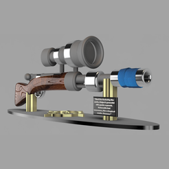 thumb.png Archivo STL Boom Beach: Frontline Sniper + soporte・Diseño de impresión en 3D para descargar